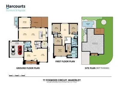 Floorplan of Homely house listing, 77 Foxwood Circuit, Wakerley QLD 4154