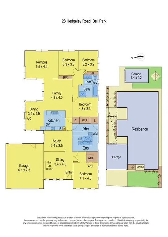 Floorplan of Homely house listing, 28 Hedgeley Road, Bell Park VIC 3215