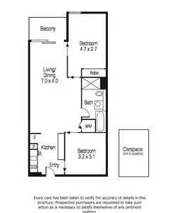 Floorplan of Homely apartment listing, 116V/162 Albert Street, East Melbourne VIC 3002