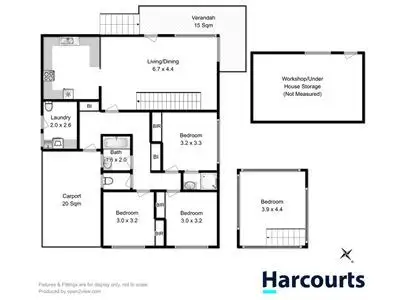 Floorplan of Homely house listing, 57 Kellatie Road, Rosny TAS 7018