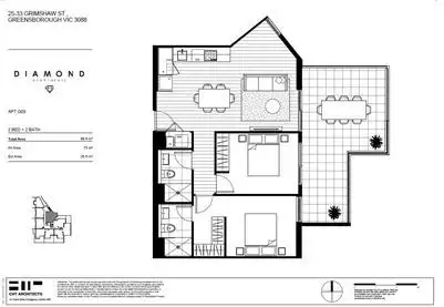 Floorplan of Homely apartment listing, G09/25-33 Grimshaw Street, Greensborough VIC 3088