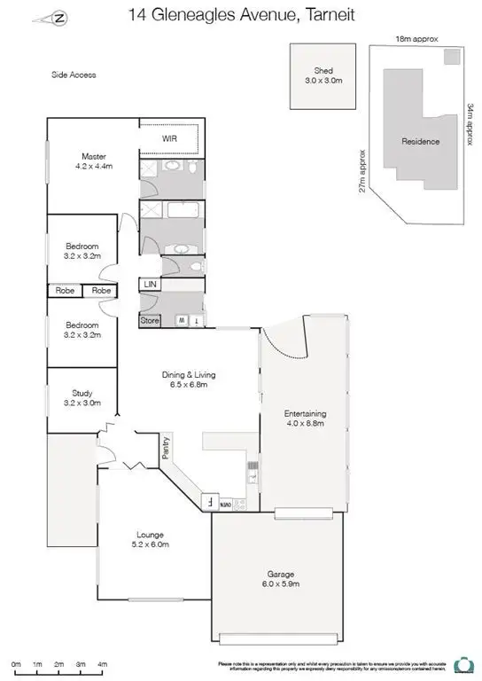Floorplan of Homely house listing, 14 Gleneagles Avenue, Tarneit VIC 3029