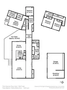 Floorplan of Homely house listing, 31 Tahune Crescent, Blackmans Bay TAS