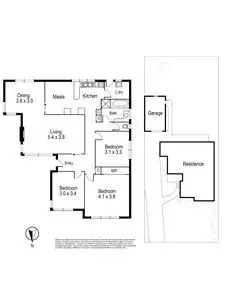 Floorplan of Homely house listing, 70 Faulkner Street, Forest Hill VIC 3131