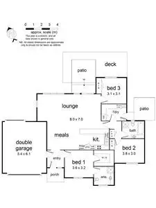 Floorplan of Homely unit listing, 2/5A Taylors Road, Croydon VIC 3136