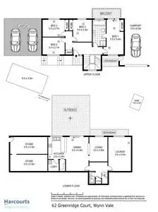 Floorplan of Homely house listing, 62 Greenridge Court, Wynn Vale SA 5127
