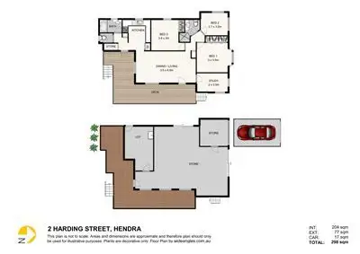 Floorplan of Homely house listing, 2 Harding Street, Hendra QLD 4011