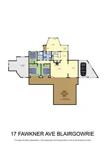 Floorplan of Homely house listing, 17 Fawkner Avenue, Blairgowrie VIC 3942