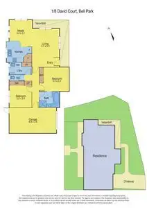 Floorplan of Homely unit listing, 8 David Court, Bell Park VIC 3215