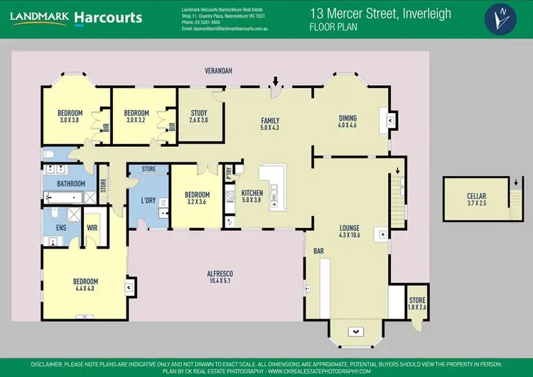 Floorplan of Homely house listing, 13 Mercer Street, Inverleigh VIC 3321