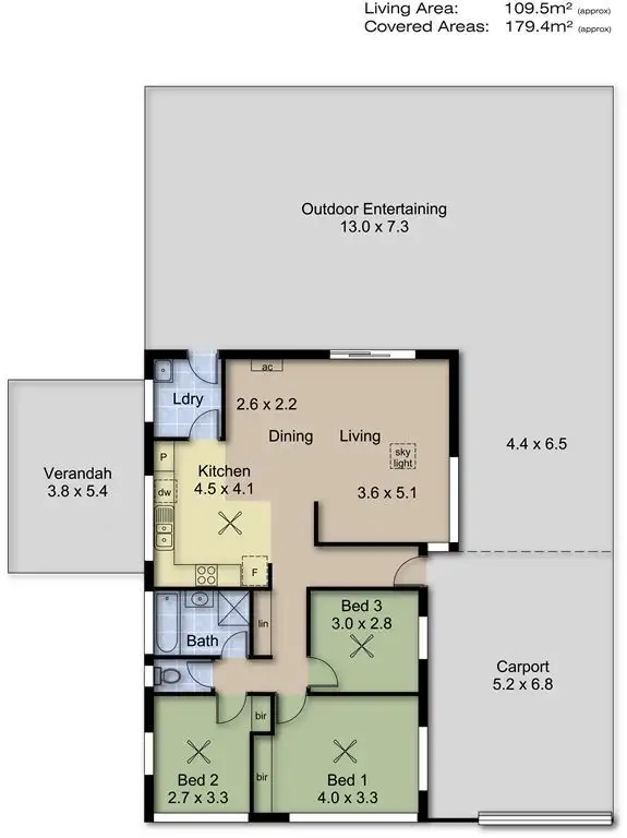 Floorplan of Homely house listing, 5 Oak Court, Mount Barker SA 5251