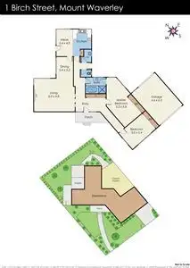 Floorplan of Homely house listing, 1 Birch Street, Mount Waverley VIC 3149