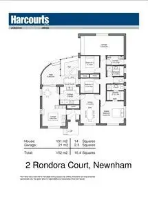 Floorplan of Homely house listing, 2 Rondora Court, Newnham TAS 7248