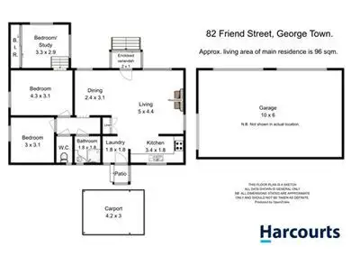 Floorplan of Homely house listing, 82 Friend Street, George Town TAS 7253