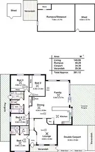 Floorplan of Homely house listing, 29 Addis Street, Evanston Park SA 5116