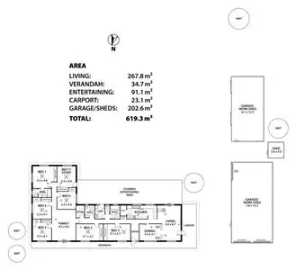Floorplan of Homely house listing, 54 Burnside Road, Strathalbyn SA 5255