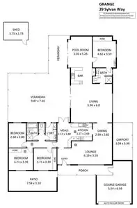 Floorplan of Homely house listing, 29 Sylvan Way, Grange SA 5022