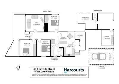 Floorplan of Homely house listing, 83 Granville Street, West Launceston TAS 7250