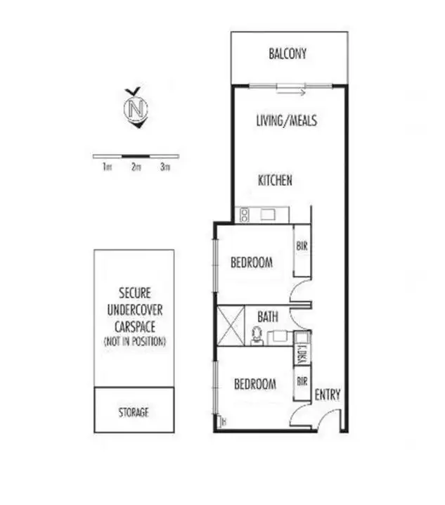 Floorplan of Homely apartment listing, 7/1426 Centre Road, Clayton South VIC 3169