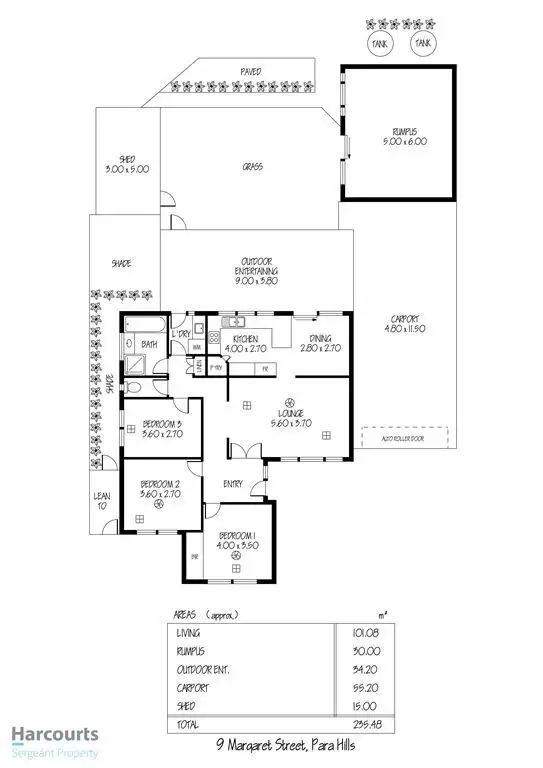 Floorplan of Homely house listing, 9 Margaret Street, Para Hills SA 5096