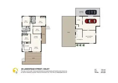 Floorplan of Homely house listing, 26 Landstead Street, Oxley QLD 4075