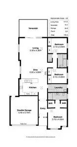 Floorplan of Homely house listing, 60 Pridham Boulevard, Aldinga Beach SA 5173