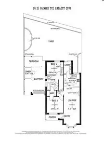 Floorplan of Homely unit listing, 6/21 Olivier Terrace, Hallett Cove SA 5158