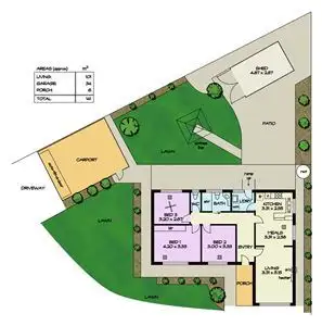 Floorplan of Homely house listing, 28 Warwick Grove, Morphett Vale SA 5162