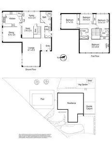 Floorplan of Homely house listing, 9 Parkleigh Court, Vermont South VIC 3133