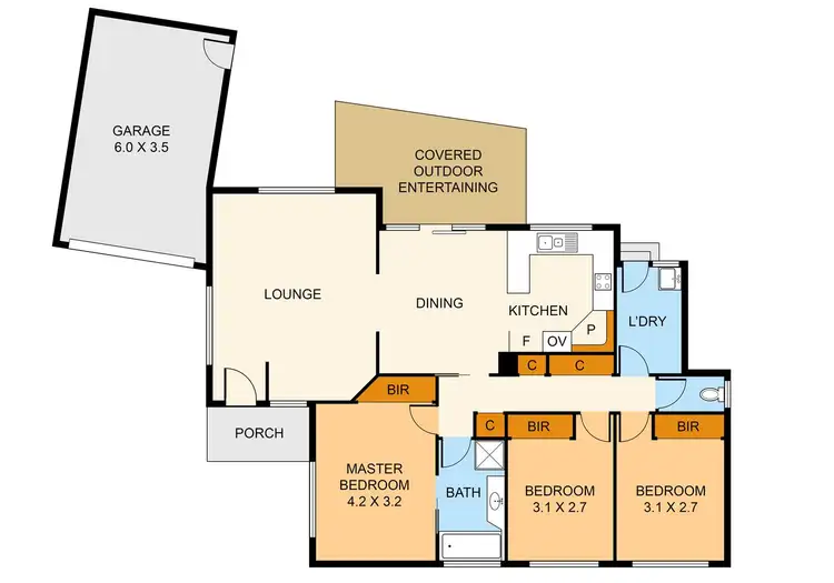 Floorplan of Homely unit listing, 3/16 Sundew Avenue, Boronia VIC 3155
