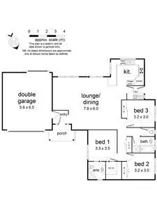 Floorplan of Homely unit listing, 8a Sellick Drive, Croydon South VIC 3136