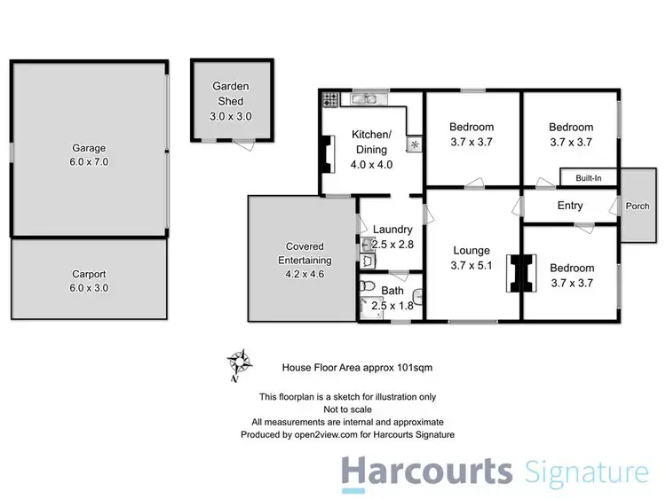 Floorplan of Homely house listing, 38 Henry Street, Triabunna TAS 7190