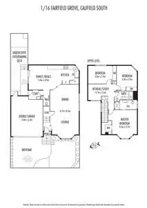 Floorplan of Homely townhouse listing, 1/16 Fairfield Grove, Caulfield South VIC 3162