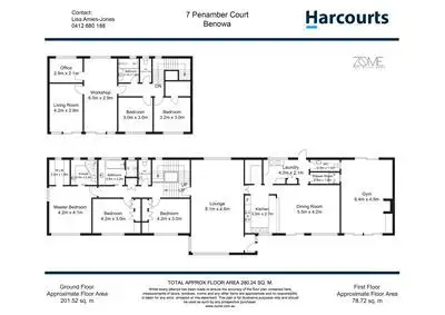 Floorplan of Homely house listing, 7 Penamber Court, Benowa QLD 4217