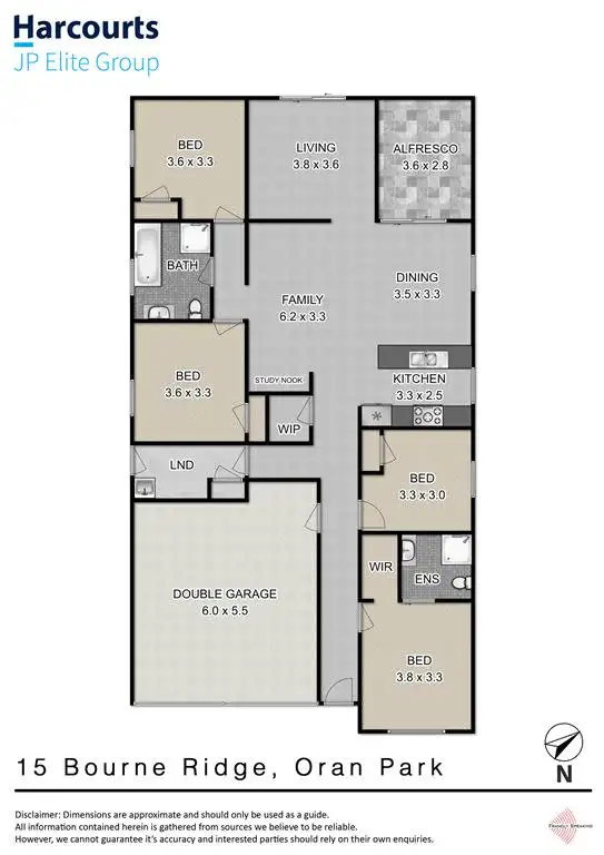 Floorplan of Homely house listing, 15 Bourne Ridge, Oran Park NSW 2570