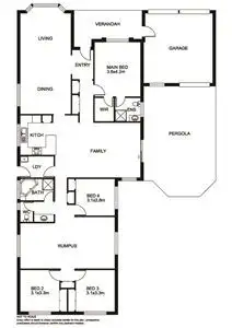 Floorplan of Homely house listing, 3 Shamrock Close, Narre Warren South VIC 3805