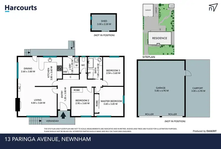 Floorplan of Homely house listing, 13 Paringa Avenue, Newnham TAS 7248