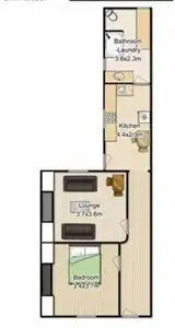 Floorplan of Homely house listing, 159a & b Wellington Street, Launceston TAS 7250
