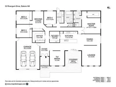 Floorplan of Homely house listing, 32 Rivergum Drive, Eatons Hill QLD 4037