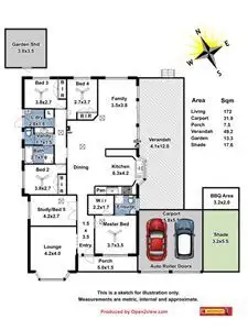 Floorplan of Homely house listing, 18 Egret Place, Hewett SA 5118