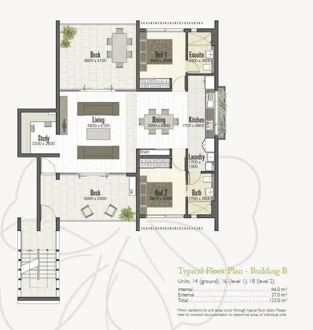 Floorplan of Homely unit listing, 14/91 Beckett Road, Mcdowall QLD 4053