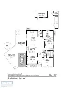 Floorplan of Homely house listing, 10 Bishop Crecent, Blakeview SA 5114
