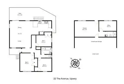 Floorplan of Homely house listing, 22 The Aveune, Upwey VIC 3158