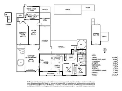 Floorplan of Homely house listing, 82 Thiele Road, Murray Bridge SA 5253