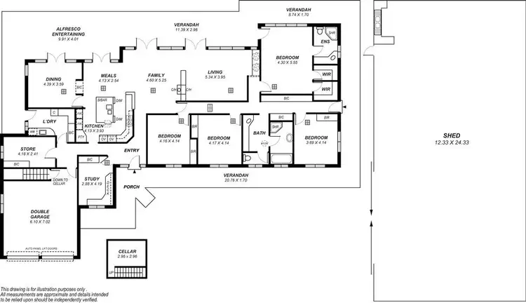 Floorplan of Homely house listing, 2 Queen Louisa Drive, Murray Bridge SA 5253