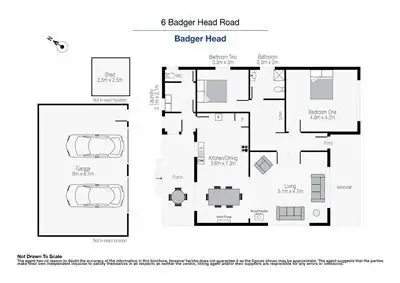 Floorplan of Homely house listing, 6 Badger Head Road, Badger Head TAS 7270