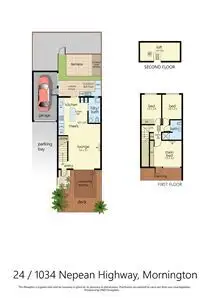 Floorplan of Homely townhouse listing, 24/1034 Nepean Highway, Mornington VIC 3931