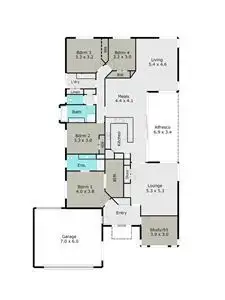 Floorplan of Homely house listing, 3 Leicester Court, Alfredton VIC 3350