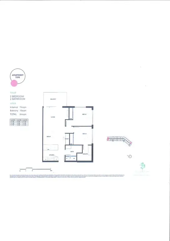Floorplan of Homely apartment listing, 323/59 Autumn Terrace, Clayton South VIC 3169