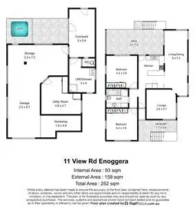 Floorplan of Homely house listing, 11 View Road, Enoggera QLD 4051